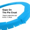QUWOLACE Adjustable Silicone Pie Crust Shield, Pie BPA-free Pie Crust