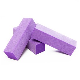 Outanaya 3sets Complete Manicure Kit 9.5x2.5x2.5cm Nail Buffer Sponge Nail File Sanding Blocks 5pcs*3 Random Color