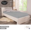 Schlafwohl Jersey Fitted Sheet Silver 100% Cotton Robust and Easy