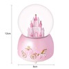 IBLUELOVER Musical Snow Globe Rotating Castle Music Box Illuminated Automatic