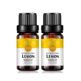 2-Pack Lemon Essential Oils - 100% Pure, Best Therapeutic Grade Essential Oil - 2x10 ml