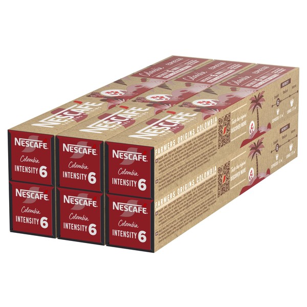 NESCAFÉ Farmers Origins Colombia Espresso 6 x 10 Kaffeekapseln -
