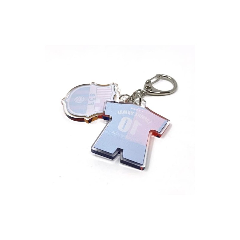 FC Barcelona Keychain Acrylic Double Row Charm #10 Lamine YAMAL