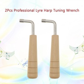 CashBeat 2Pcs Professional Lyre Harp Tuning Wrench, Universal L-Shape Design for Easy & Precise Tuning of Autoharps, Melody Harps & Other Small Stringed Instruments