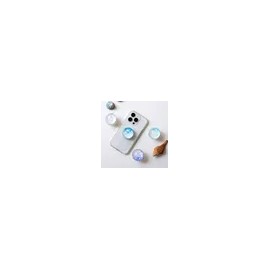 바다 아쿠아 펄 반구 원형 그립 톡홀더 핑거 스마트톡 핸드폰 거치대 단품 Sea Aqua Pearl Half Dome Round Grip Tockholder Finger Smart Tock Phone Stand Single Item