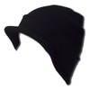 TOP HEADWEAR Black Cuff Beanie Visor Cap