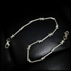 White Fang AZ196 Wallet Chain, Fall Prevention, Barbed Wire, Lock,