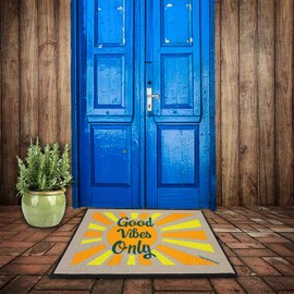 HIGH COTTON Welcome Doormat -Good Vibes Only