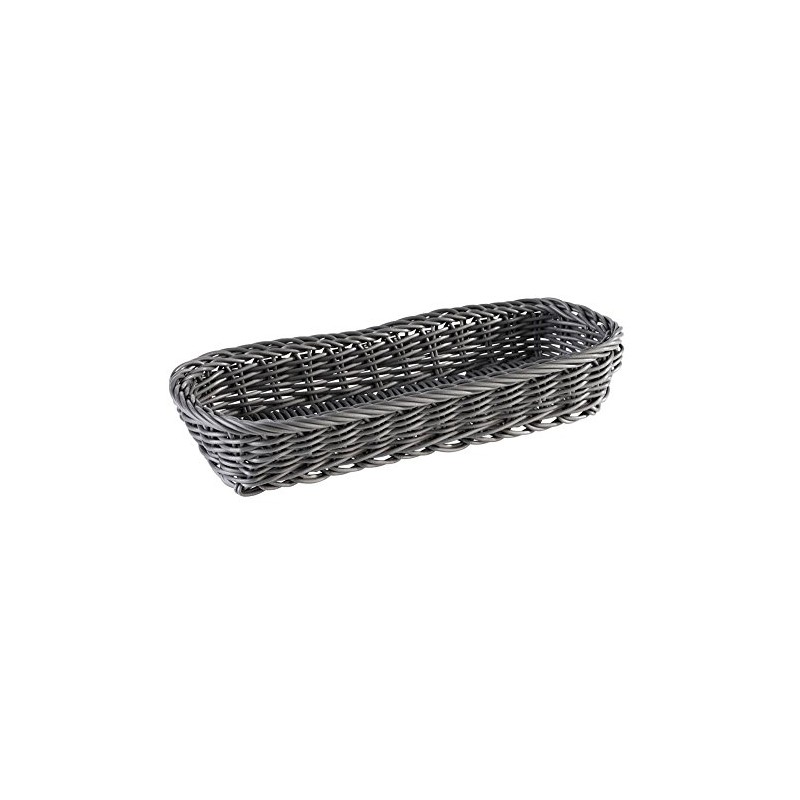 APS 40011 ECONOMIC Polypropylene Cutlery Dispenser, Wicker, Cutlery Basket, Storage