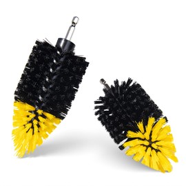 Prozwee 2PACK Tile Corner Drill Brush,Upgraded Powerful Scrubber Brush Made to Tackle Corner Stains,Cleaning Corner of Grout, Tiles, Sinks, Bathtub, Bathroom, Kitchen