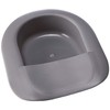 Medline Mega-Fracture Bariatric Bedpans, 80-oz, Graphite (Pack of 4)