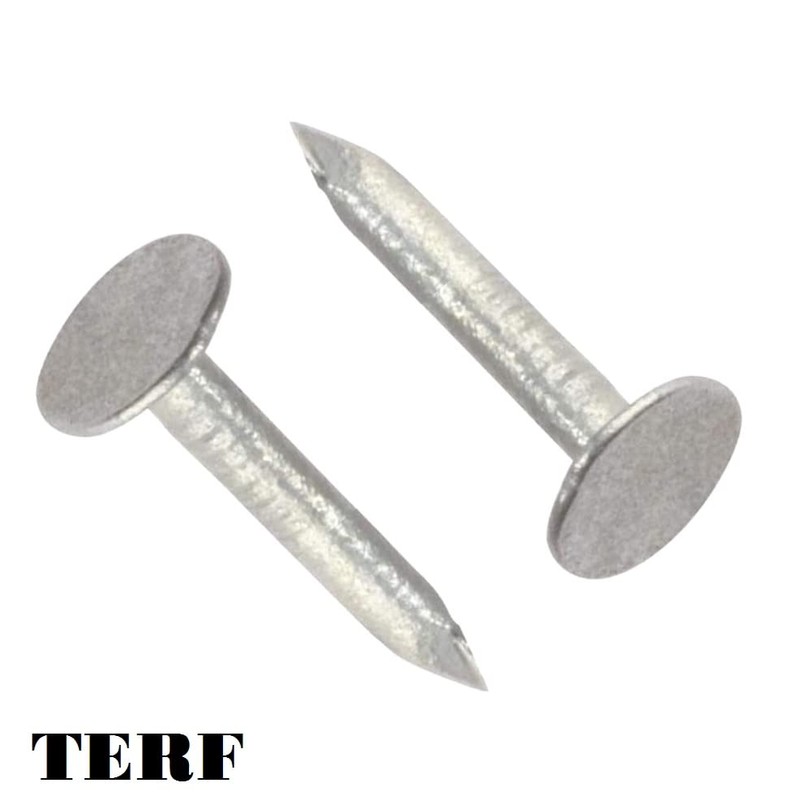 TERF® 10mm X 3mm Galvanised ELH Clout Nails 10mm (3/8'')