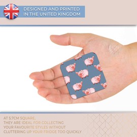 Destination Vinyl ltd Fridge Magnet - Cute Pig Drawings Piglet Farm Animal for Office, Cabinet and Whiteboard, Magnetic Stickers, 44797