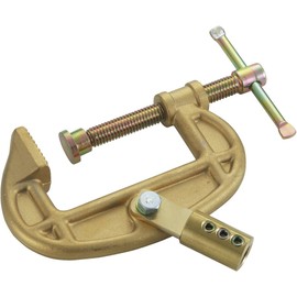 TRUSCO TEC-300G Ground Clamp Gold