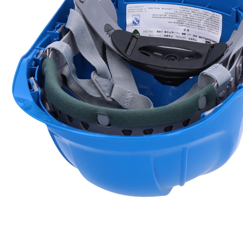 Blue Breathable ABS Hard Hat Adjustable Anti‑Smash Comfortable Helmet for