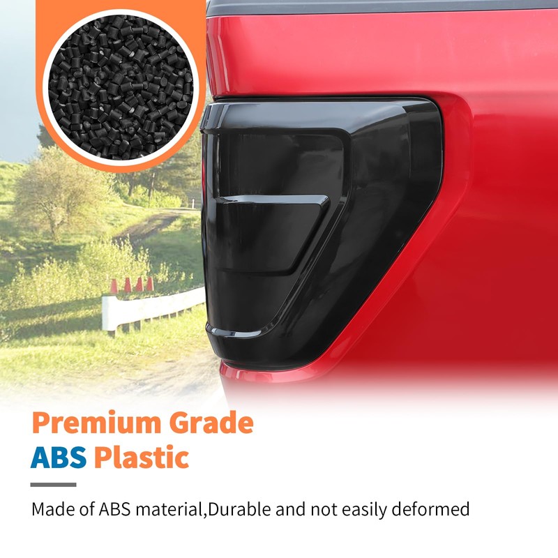 JeCar Smoked Tail Light Covers Trim Guards Only for 2021-2023