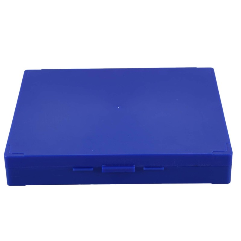 Bopfimer Royal Blue Plastic Rectangle Hold 100 Microslide Slide Microscope