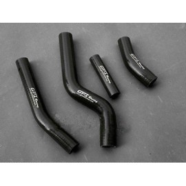 Silicone radiator hose for Yamaha WR450F WRF450 2010 2011 2012 2013 2014 (BLACK)