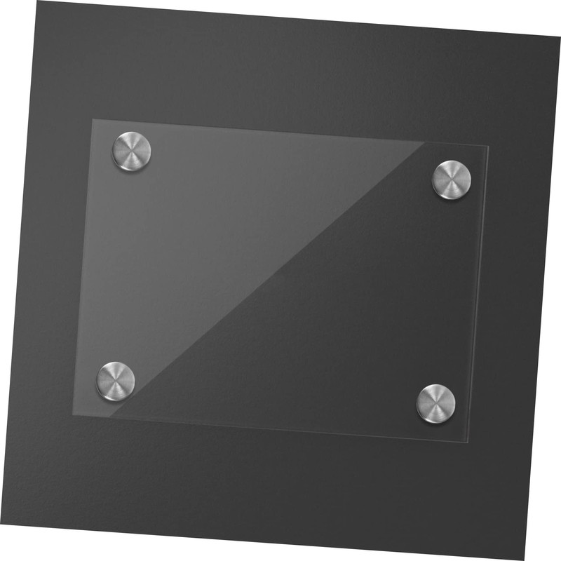 Gatuida 15sets Furniture Nail Stainless Steel Nail Sign Glass Acrylic