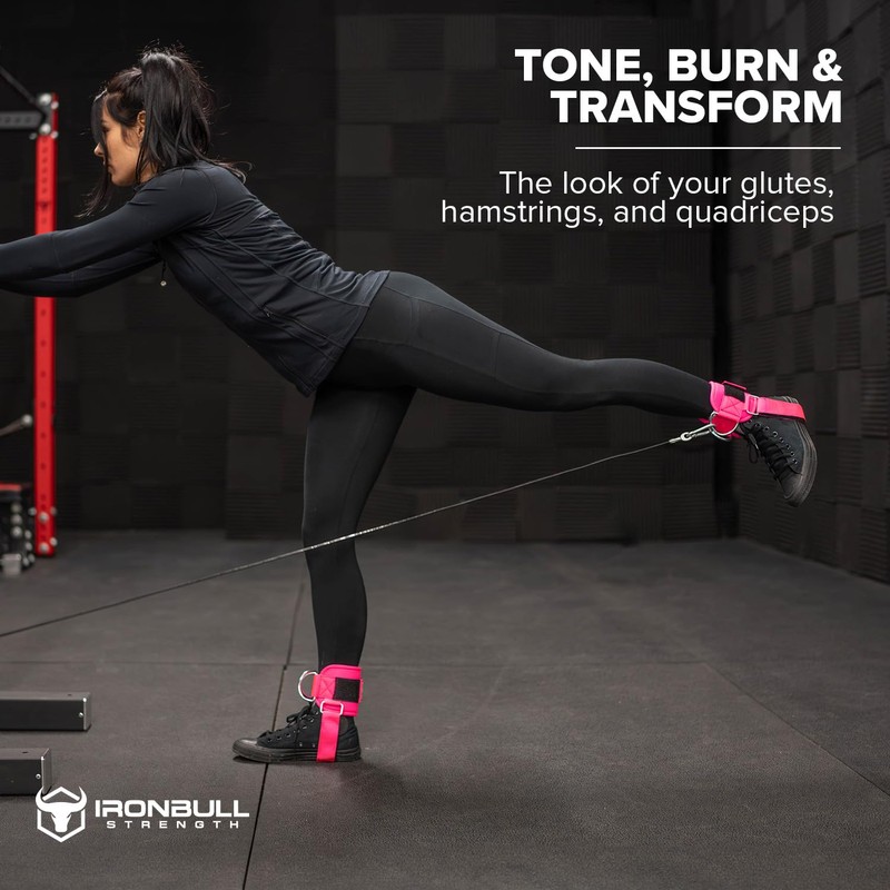 Women's Kickback Ankle Strap for Cable Machines & Resistance Bands:
