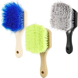 3 Pack Beach Sand Remover Brush Soft Surf Off Brush Beach Accessories Scrub Bristle Brushes for Summer Cleaning Vacation Water Beach Sports