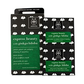 Apivita Express Beauty Dark Circles & Eye-Puffiness Mask with Ginkgo Biloba 6x(2x2ml) - Hautpflege
