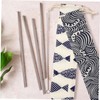 Healeved 5pcs Cotton and Linen Drawstring Storage Pouch for Travel