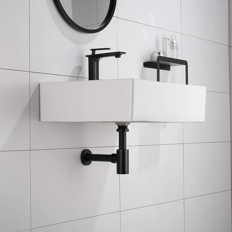 Segistan Bathroom Basin Sink Stopper P-Trap Complete Set, Adjustable Height
