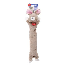 Charming Pet Longidudes Rabbit Plush & Squeaky Dog Tug Toy