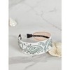 Lara 마이아 페이즐리 헤어밴드 - 민자형 카키(MAIAHB072) Maia Paisley Hairband