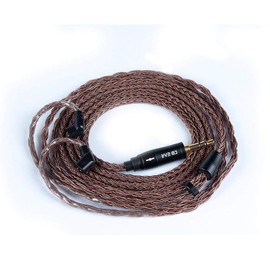 NEX KBEAR Detachable Upgrade Oxygen free copper Earphone Cable, 16 Core Replacement IEM Cord Cable with TRS Standard Plug for ZSN ZS10 PRO ZSN PRO AS16 CCA CA4 A10 (C pin, 3.5mm)