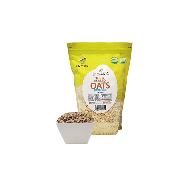 McCabe Organic Thick Rolled Oats - Extra Thick Rolled Oats