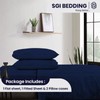 SGI bedding Luxury 4 Piece Egyptian Cotton Sheets King Size