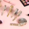 5 Rolls Gold Rhinestone Ribbon 5 Styles Shiny Rhinestone Tape