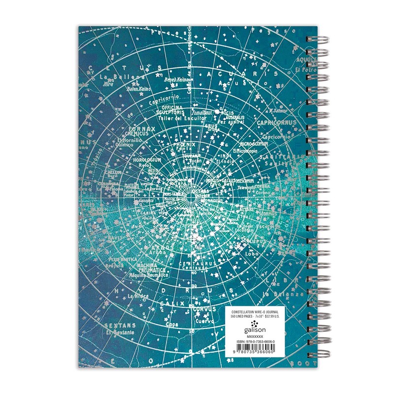 Constellation Grid 7 x 10 Wire-O Journal