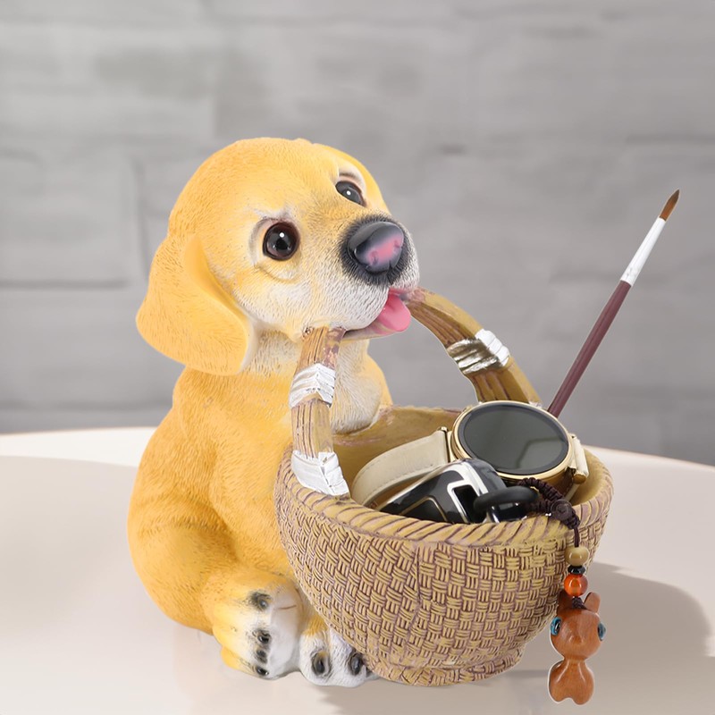 VelluraCove Dog Candy dish Candy bowl, key bowl for entryway