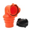 BORDSTRACT RV Sewage Hose Elbow with Lid, 90 Degree Bayonet