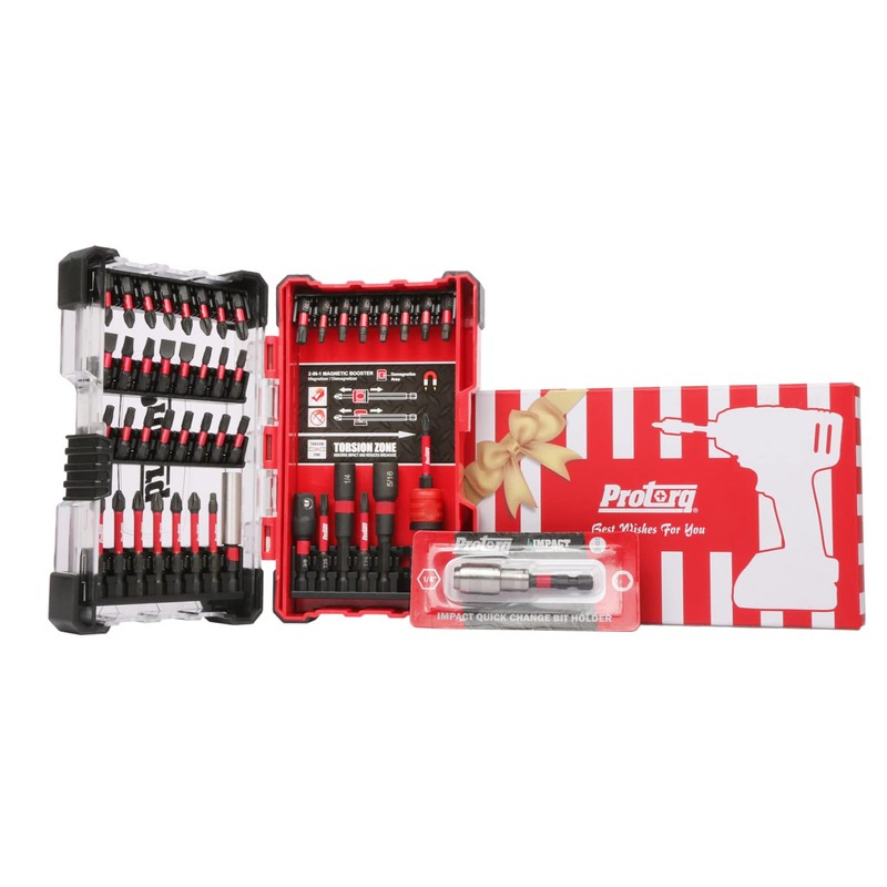 Protorq Impact Drive Bit with Quick change bit holder, Christmas