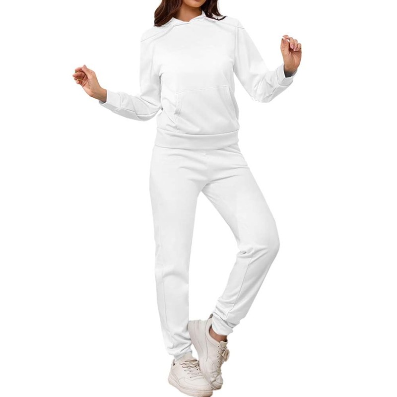 PINSV Sweatsuits Women 2 Piece Outfits Casual Jogging Suits Long