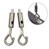 DGOL 10 pcs Steel Wire Cable Adjustable Security Lock, LED,