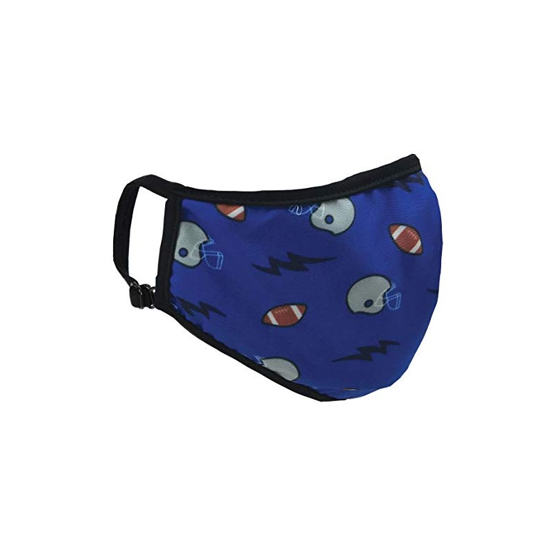 iscream Child's Grid Iron Double Layer Adjustable Ear Strap Face