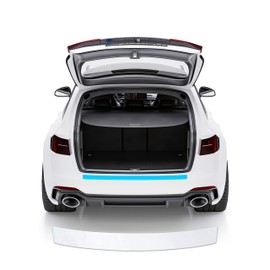 Blackshell® Basic Boot Sill Protector Film Compatible with Opel Mokka X | Type J13 | Year of Manufacture 2016-2019 Transparent - Perfect Fit Bumper Protection Including Professional Squeegee for Film