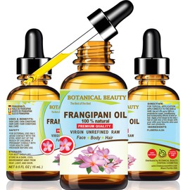 Botanical Beauty Frangipani Oil 100% Natural 0.5 Fl oz - 15 ml Frangipani Essential Oil for FACE, Skin, Body, Hair, Nails Beauty Oil, Skin Moisturizer Oil, Nourishing Oil, Perfume, Soap Making