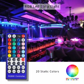 Unbranded RGBW Remote Controller 5 Pin for LED Strip Light DC 12V