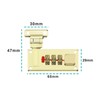 SG Store 2pcs Suitcase Combination Lock Luggage Hasp Combination Lock