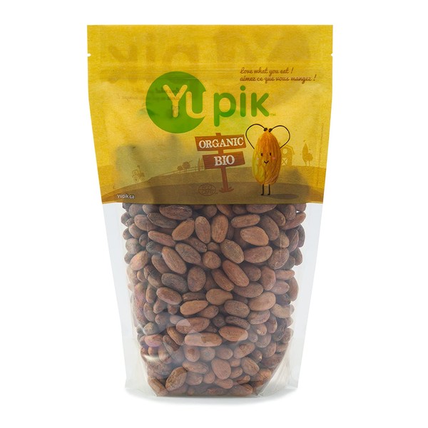 Yupik Organic Raw Cacao Beans,  2.2lb