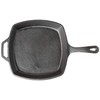 Jim Beam JB0217 10.5" Pre Seasoned Cast Iron Square Skillet