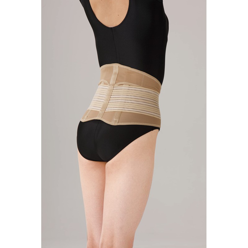 Selvan LL-3L Corset, Thin, Firmly Supports Your Waist, Mocha