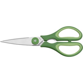 WMF “Touch” Kitchen Scissors, Stainless Steel, Lagoon Blue, Ergonomic Shape