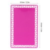 100Pcs Portable Aluminum Plate Metal Laser Engraving Blank Business Card